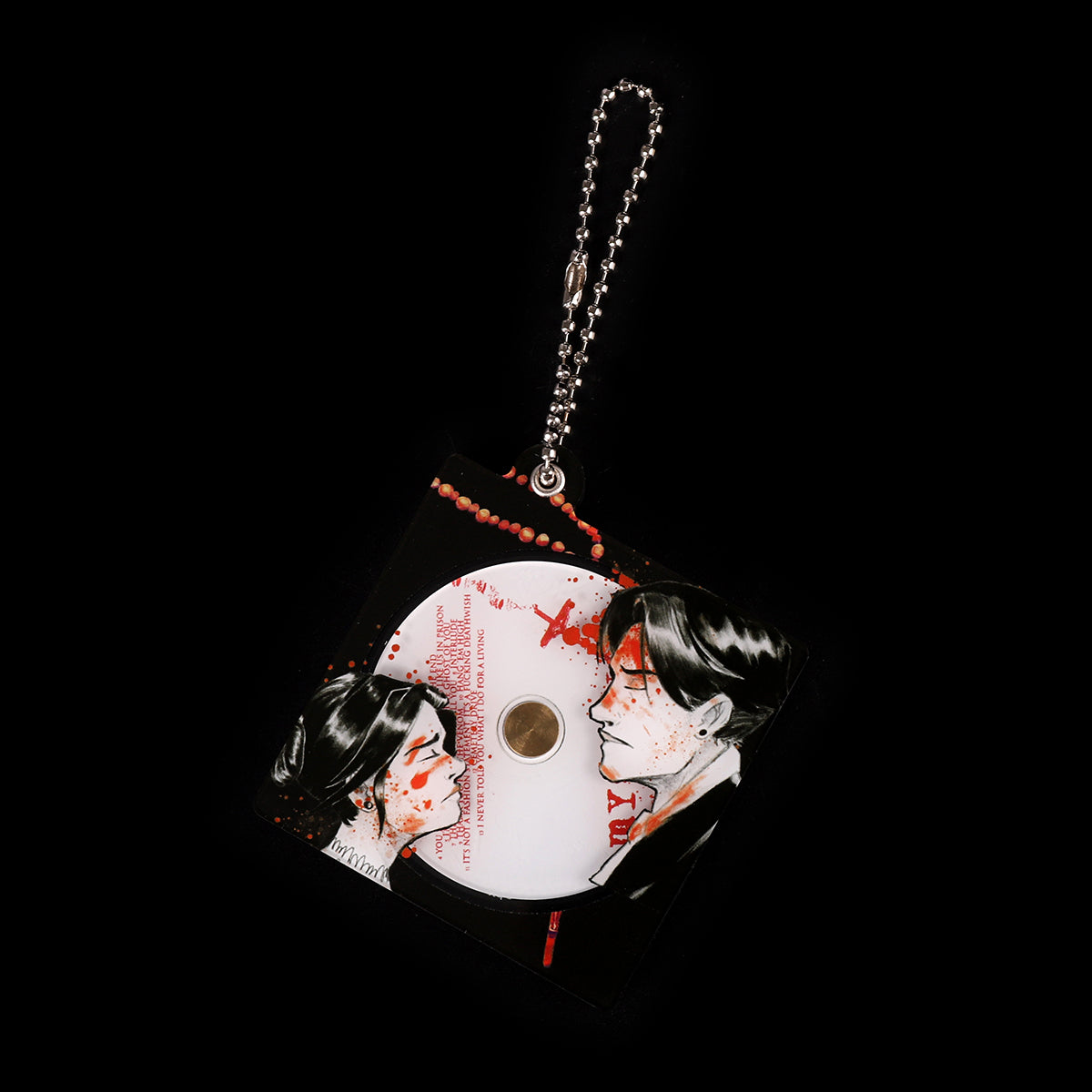 3 Cheers Spinning CD Keychain