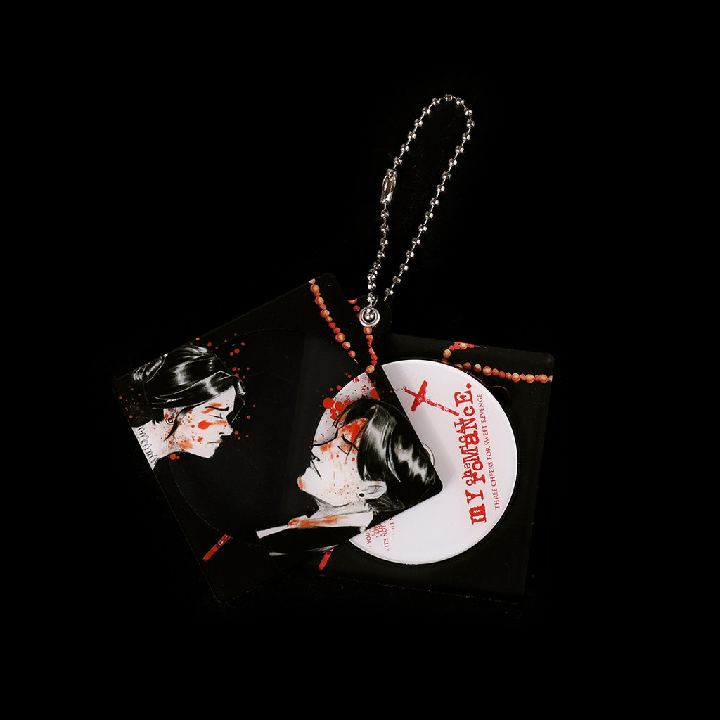 3 Cheers Spinning CD Keychain