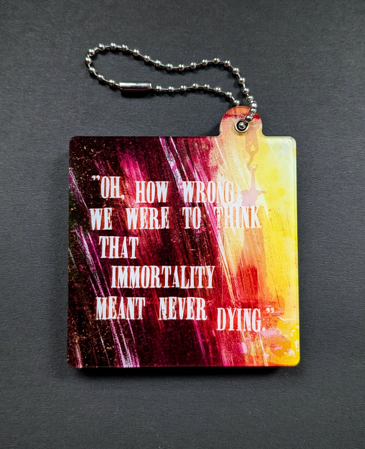 Bullets Spinning CD Acrylic Keychain