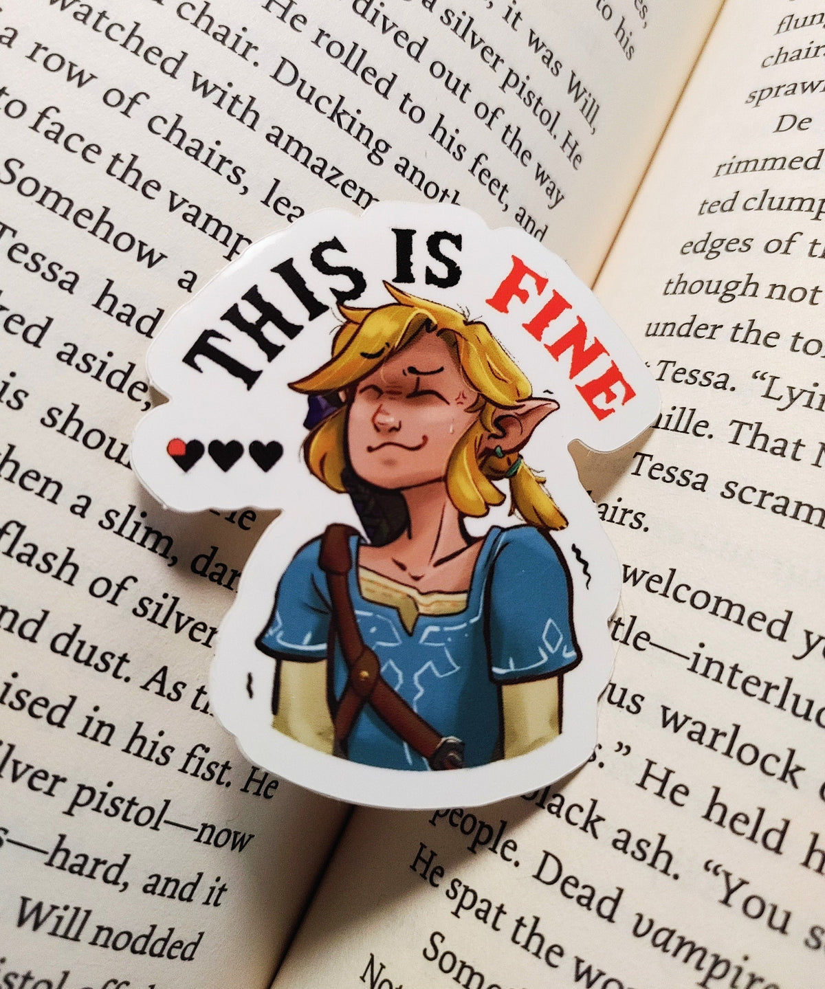 Link Low Health Sticker