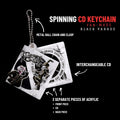 Black Parade Spinning CD Acrylic Keychain