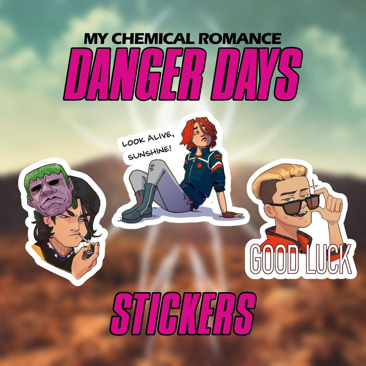 Danger Days - My Chemical Romance Sticker